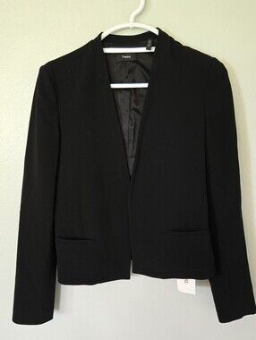 Theory | Black Open Front Blazer Size 2